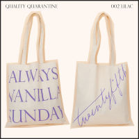 TWENTYFIFTH [SPECIAL-LILAC] Always Vanilla Tote Bag