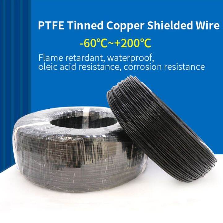 1-5m-sq0-5mm-20awg-0-75mm-18awg-ptfe-shielded-wire-1-2-3-4-5-6-cores-high-purity-ofc-copper-tinned-ptfe-insulation-cable