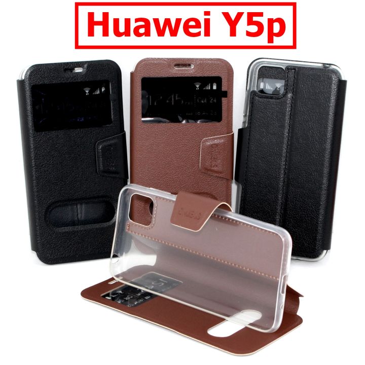 เคส Huawei Y5p - เคสฝาพับ หัวเหว่ย โชว์เบอร์ ตั้งได้