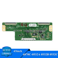 1Pc ต้นฉบับ TCON V15 FHD DRD 6870C-0532A 6870C-0532B 6870C-0532C Logic Board สำหรับ43นิ้ว49นิ้ว55นิ้ว