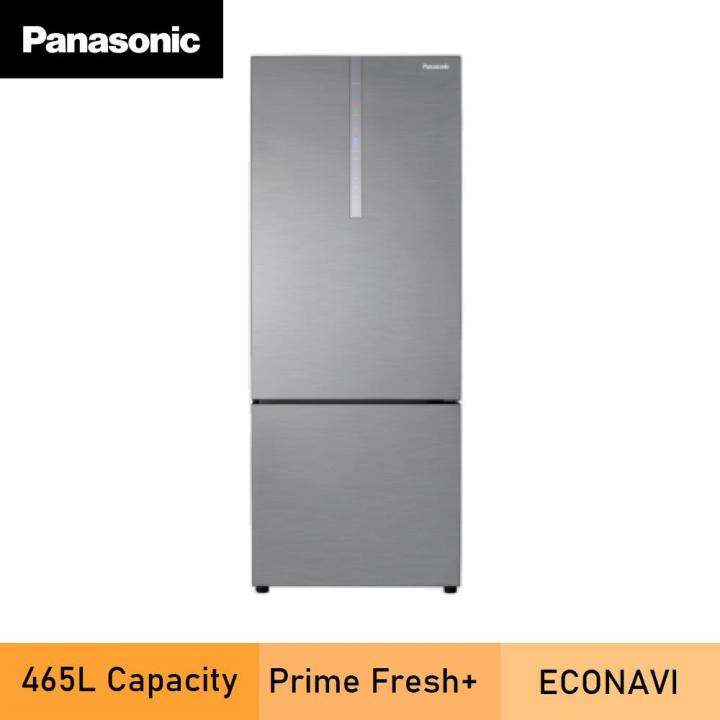 PANASONIC NRBX471CPSM 2DOOR BOTTOM FREEZER REFRIGERATOR STEEL DOOR SERIES NRBX471CPSM Lazada