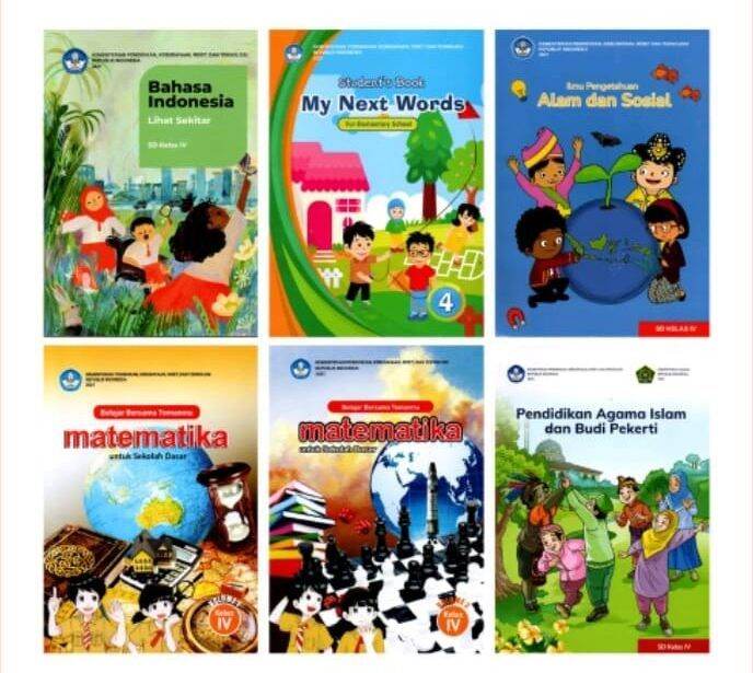 Harga Satuan Buku Kelas 4 Siswa SD/MI Kurikulum Merdeka , PAI, B ...