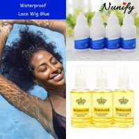 3Pcs Lace Wig Glue And Remover For Hair 1.3Oz 38ml White Glue For Hair System WaterProof Invisible Wig Bonding Glue For Frontal