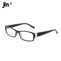 JM Rectangle Women Men Reading Glasses Spring Hinge Magnifier Diopter Presbyopic Reading Glasses Square Decanters