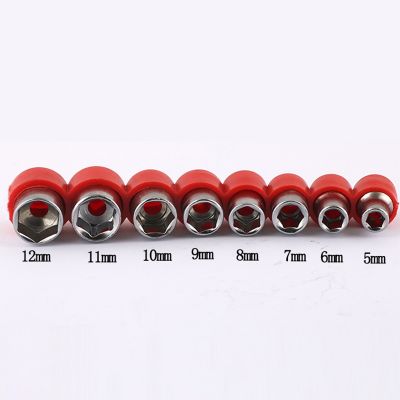 8 Buah 1/4 5-12Mm Kunci Pas Soket Kepala Metrik Set Soket Kunci Pas Soket Baut Segi Enam Allen Kepala Kunci Pas Lengan Kepala