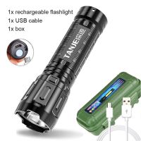 Portable Mini Led Flashlight With Built-in Battery Usb Rechargeable Flashlight Headlight Camp Work Light For Camping Rechargeable  Flashlights