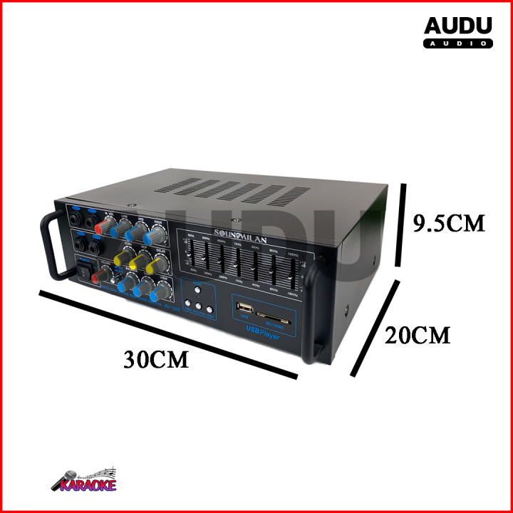 พาวเวอร์แอมป์-soundmilan-รุ่น-av-307a-มีบลูทูธในตัว