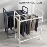 [COD] Trousers storage landing movable multi-functional trousers wardrobe home hanging finishing drying clothes hanger artifact