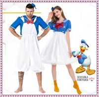 CP137/cp137.1 ชุดโดนัลดั๊ก ชุดเป็ด ชุดกะลาสี โดนัลดั๊ก Dress for Donald Duck Suit Disney Costume Animation Cartoons Cosplay Fancy Outfit