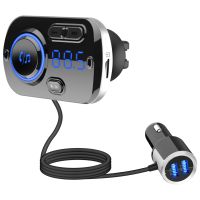 FM Transmitter BC49BQ Bluetooth 5.0 FM Modulator Car Charger Car Kit MP3 Music Audio Player Hands-Free Calling 3.1A USB Charger