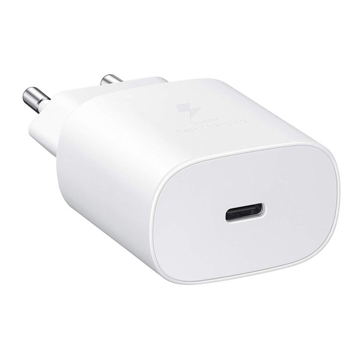 อะแดปเตอร์แท้-หัวชาร์จ-samsung-รุ่น-ep-ta800nbegww-25w-usb-c-type-ไม่มีสายชาร์จ-รับประกันสินค้า-1-เดือน