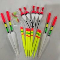 【YF】⊕▤  15pcs/set ice float /used for carp and other freshwater fish/also used sea fishing with accessories rubber