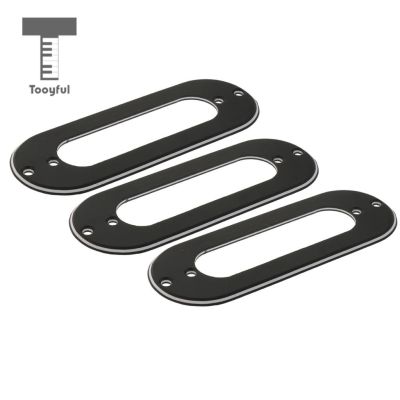 ‘【；】 3Pcs Metal Durable Fine Workmanship Single Coil Pickup Frame Mounting Rings For Musical Instruments Electric Guitar Parts
