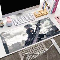 Nier Automata Mouse Pad อุปกรณ์พีซีขนาดใหญ่แผ่นรองเมาส์เครื่องเกม 900x400 แผ่นรองโต๊ะ Kawaii แผ่นรองโต๊ะคอมพิวเตอร์สำนักงาน Mause