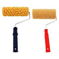 [Kiki tool store] Multifunctional Sponge Paint Roller Art DIY Handle for Interior Ceiling Door