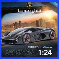 สูงกว่าสหรัฐอเมริกา 1:24 Lamborghini รุ่นสามพันปีโลหะผสมจำลองรถโมเดลรถของเล่นของขวัญสำหรับเด็กผู้ชาย 2023