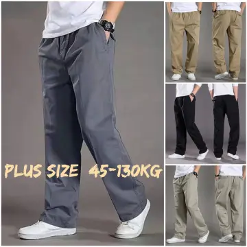 8xl Cargo Pants Men Style Pure Cotton Solid Color Hip-hop Multi-pocket Plus  Size Pants Men Sports Pants Men Casual Pants