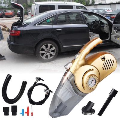 【hot】┋✐  Car Cleaner 4-in-1 Cars Tire Inflator Pressure Gauge