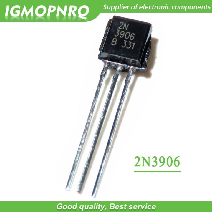 100PCS 2N3906 3906 TO 92 Low  Transistor PNP New Original