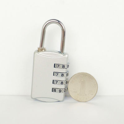 กุญแจล็อครหัสสังกะสีอัลลอยเก็บกุญแจรหัสตัวเลขกันขโมยสำหรับตู้เก็บเอกสารกระเป๋าเดินทาง