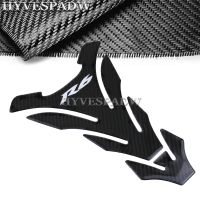 3D Motorcycle for YAMAHA R6 YZFR6 YZF-R6 YZF R6 Fuel Tank Pad Reflective Carbon Fiber Bone Black