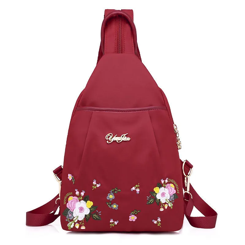 Cheap Yogodlns Fashion Embroidery Backpack Women Pack Large
