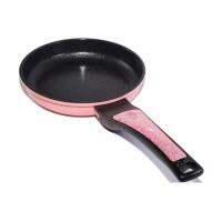 GetZhop กระทะเซรามิก Frying Pan ก้นตื้น Sorel ขนาด 20 cm. (Pink)