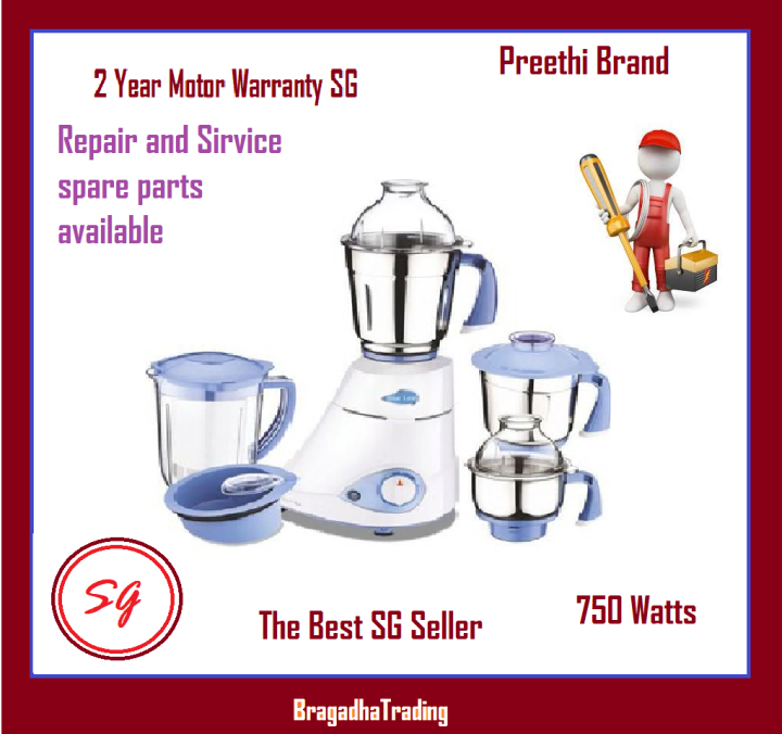 preethi mixer grinder 750 watts