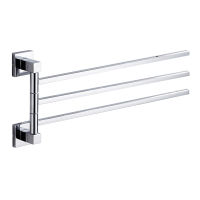 234 Bars Stainless Steel Towel Shelf Wall-Mounted Rotating Rail Hanger Towel Holder Bathroom Holder Shelf Adhesive Force