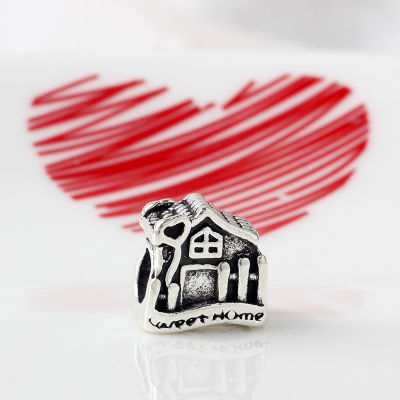 [In stock] ใหม่โลหะผสมบ้านขนาดเล็กสร้อยข้อมือลูกปัด sweet home สีเงิน 1:1 สร้อยข้อมืออุปกรณ์เสริม