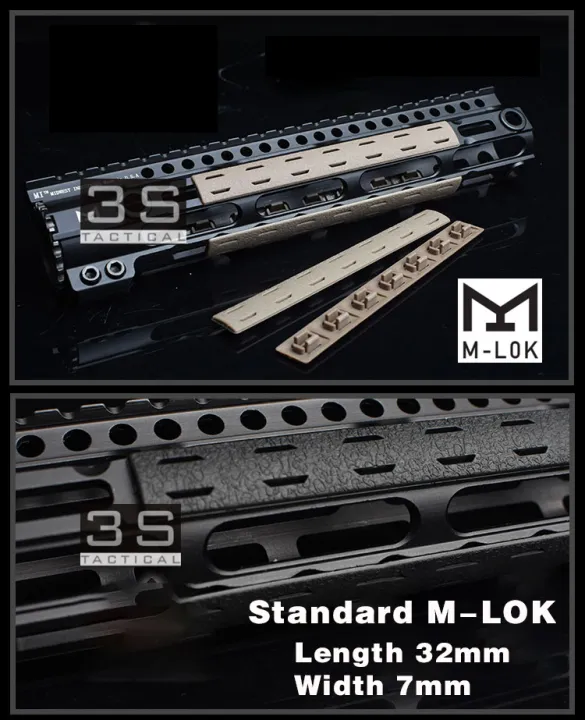 5PCS BCM M Lok Rail Cover Panel Kit For Mlok Handguard Free Float ...