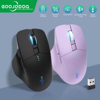 ZZOOI Bluetooth wireless mouse 2.4G mouse gamer 4000 DPI Optical Sensor 6 Mute Buttons For MacBook Tablet Laptop PC gaming mouse