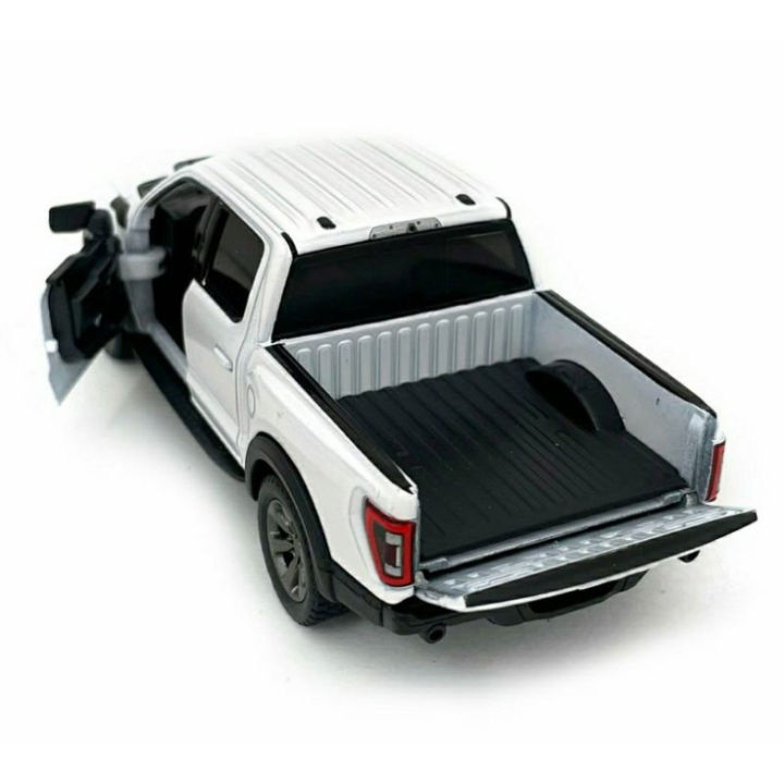 โมเดลรถกระบะ-ford-raptor-สเกล-1-46-สีขาว-รุ่นปี-2022