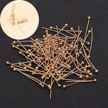 100-200pcs/Lot 20-70mm Ball Pins Head Pins For Jewelry Making