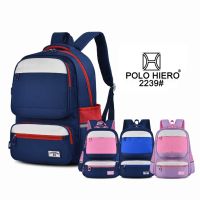 (TGS) Polo Hiero กระเป๋าเป้สะพายหลัง กระเป๋านักเรียน แฟชั่นสําหรับเด็กผู้ชาย และเด็กผู้หญิง 2239