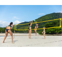 Official dimensions beach Volleyball set - Yellow