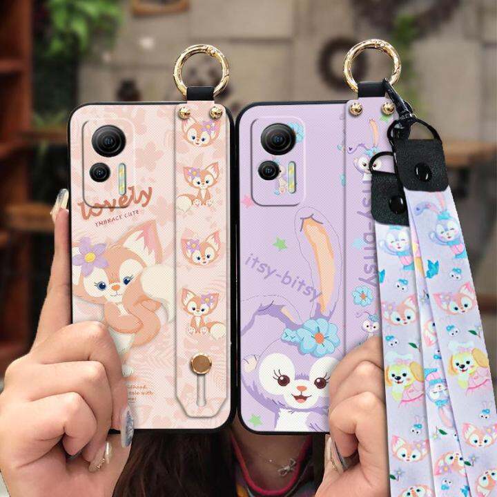 back-cover-wrist-strap-phone-case-for-ulefone-note14-kickstand-dirt-resistant-shockproof-lanyard-cartoon-ring-soft-case