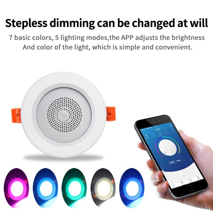 mini-bluetooth-ceiling-speaker-led-smart-music-background-dimmable-color-changing-wall-speaker-mobile-app-remote-control