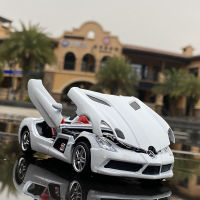 1:32 SLR R Oadster ล้อแม็กรถสปอร์ตรุ่น D Iecast โลหะของเล่นยานพาหนะจำลองแสงเสียงคอลเลกชันเด็กสำหรับของขวัญเด็ก