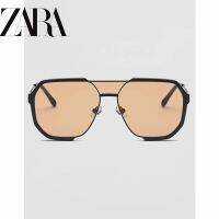 ZARAˉblack frame brown sunglasses mens high-end feeling handsome big frame glasses big face small girl summer sun protection sunglasses