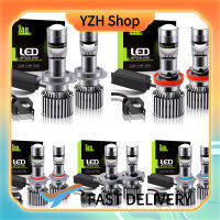 YZH Shop หลอดไฟไฟหน้ารถมอเตอร์ไซค์แบบ LED L40คอมโบ6000K หลอดไฟ LED ลำแสงแรงสูง/ต่ำลำแสงเย็นสดใส2ชิ้น