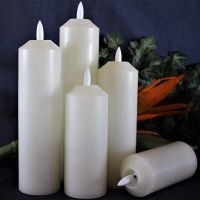 Romantic Great Huge Flameless Battery LED Pillar Candle Safe to Use LED Candle Long Lasting for Home