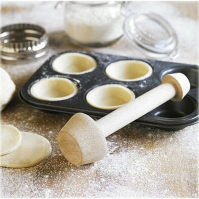 【❂Hot On Sale❂】 RTERT54634 ไม้ผลักขนมทาร์ตไข่แม่พิมพ์ทำทาร์ทไข่ไม้สำหรับแม่พิมพ์ทำทาร์ทไข่แม่พิมพ์อบขนมเค้กเครื่องมือทำครัว