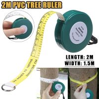 Retractable Measuring Tape 2000mm PVC79-inch Tree Ruler Meter Measure Tapes Practical Tool For Measuring Gardening Tree Diameter Levels