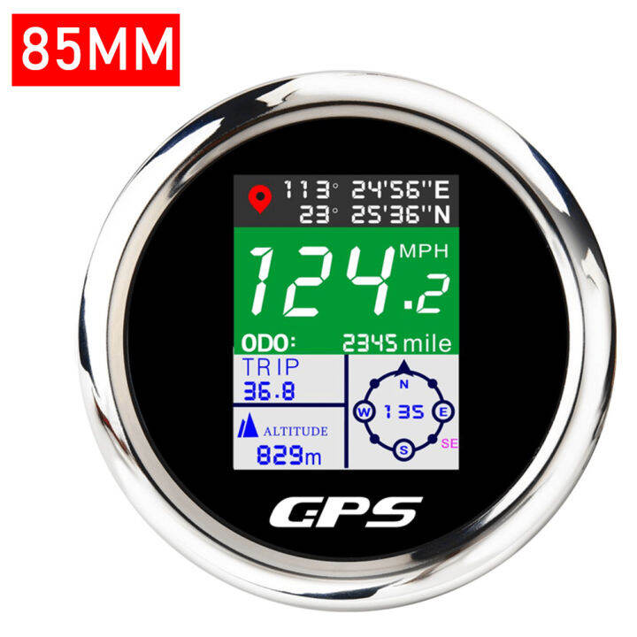 เครื่องวัดความเร็ว-gps-แบบดิจิตอลหน้าจอ-tft-ขนาด85มม-พร้อมเสาอากาศ-gps-mph-knots-km-h-ที่ปรับได้สำหรับอมิเตอร์รถจักรยานยนต์รถเรือ