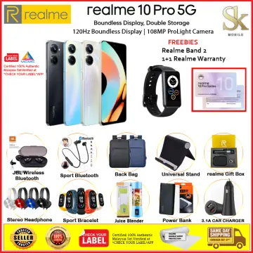 Realme 10 Pro 5G (16GB(8+8) + 256GB) - Original Malaysia Set