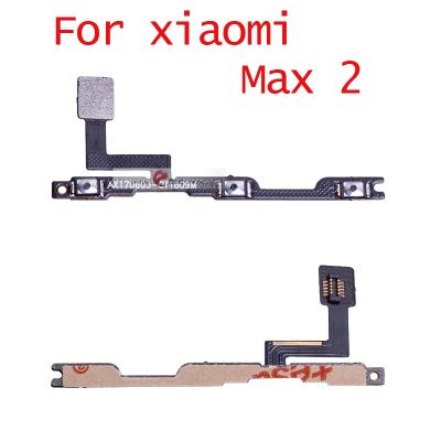 1ชิ้นกุญแจเปิด/ปิดใหม่และสายเคเบิ้ลยืดหยุ่นสำหรับปุ่มปรับระดับเสียงด้านข้าง Xiaomi Max Mi Max 2 Max 3ชิ้นส่วนอะไหล่ LPX3762ซ่อม