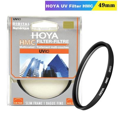 ดั้งเดิม! HOYA UV(C) HMC 49แผ่นกรอง Mm กรอบเพรียวบางดิจิตอลมัลติโคแอทสำหรับ Nikon Canon Sony ป้องกันเลนส์กล้อง