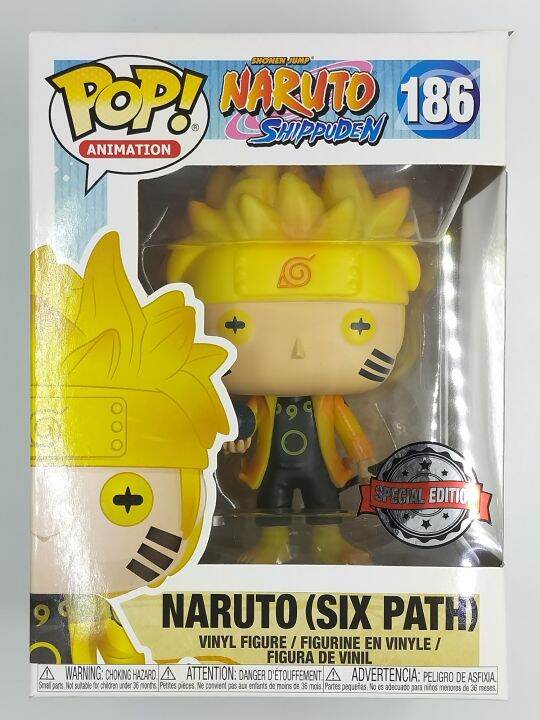 Funko Pop Naruto Shippuden Naruto [six Path] 186 กล่องมีตำหนินิดหน่อย แบบที่ 2 Th