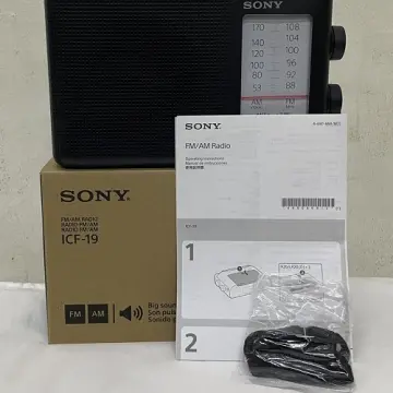 Sony Icf-19 Radio Analogica Portatil Fm/fm A Pilas Big Dial